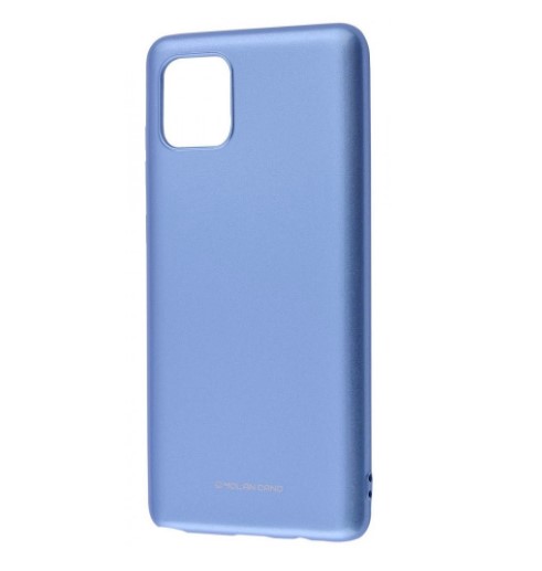Чехол Molan Cano Glossy Jelly Case Samsung Galaxy S10 Lite blue